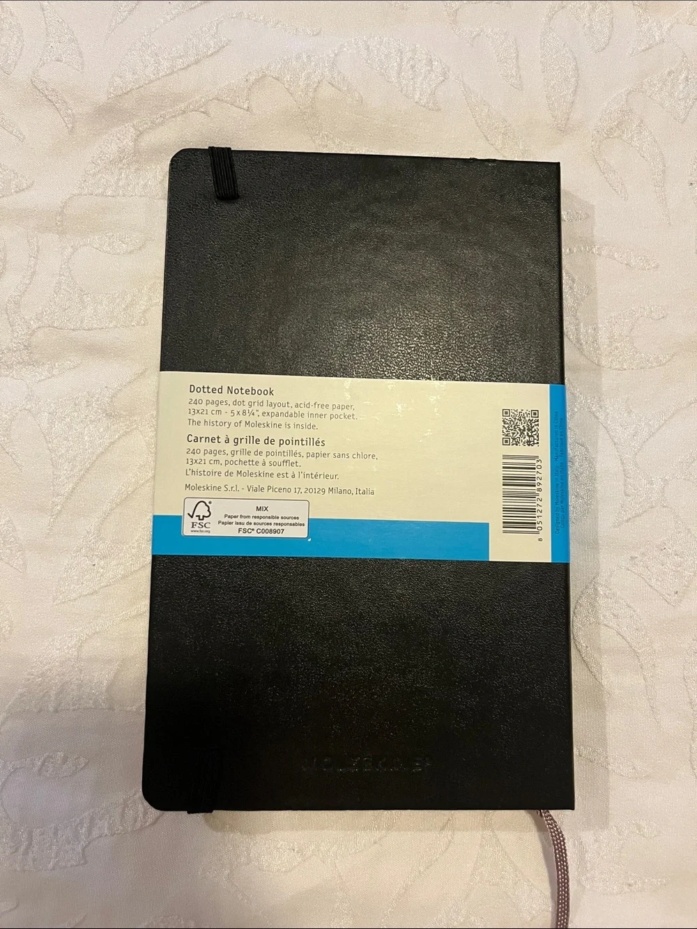 New! LOT of 3 Moleskine Classic Hard Cover Notebooks: Ruled, Plain, & Dotted